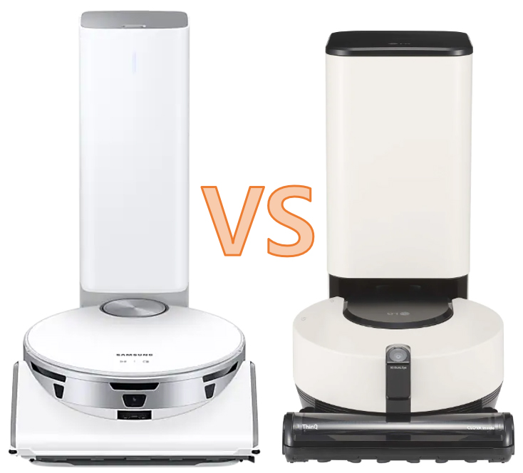  삼성 로봇청소기 VS LG 로봇청소기, 비스포크 제트봇 VS 코드제로 R9