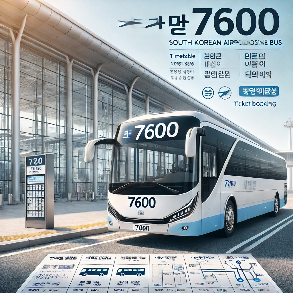 7600번 공항버스 시간표, 공항버스 7600 예매 4