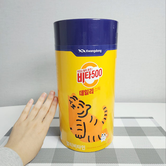 광동 비타500 데일리스틱 크기