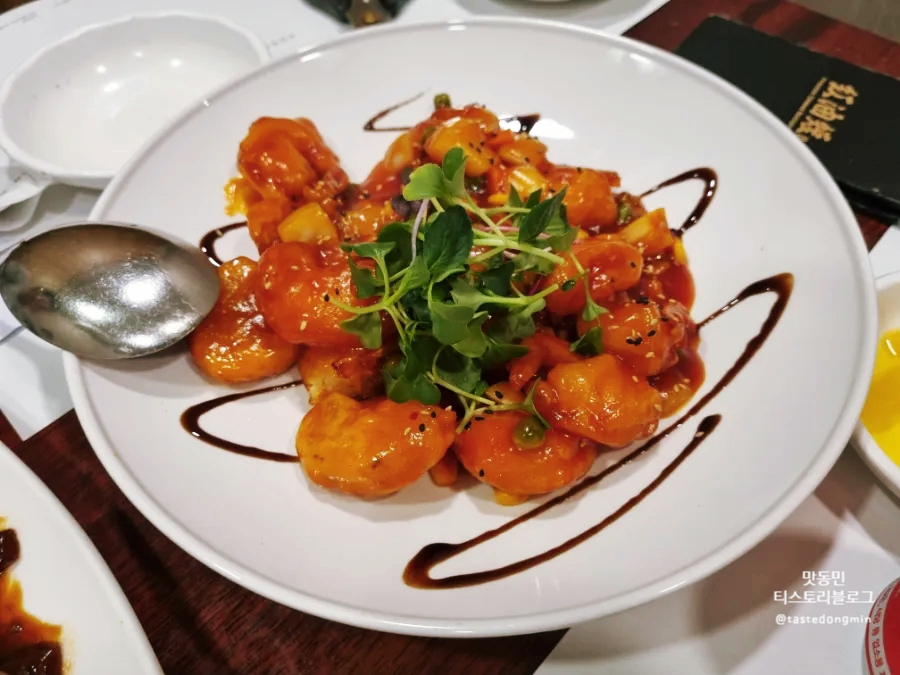 홍유단 칠리새우