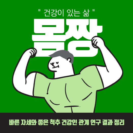  바른 자세와 좋은 척추 건강인 관계 연구 결과 정리