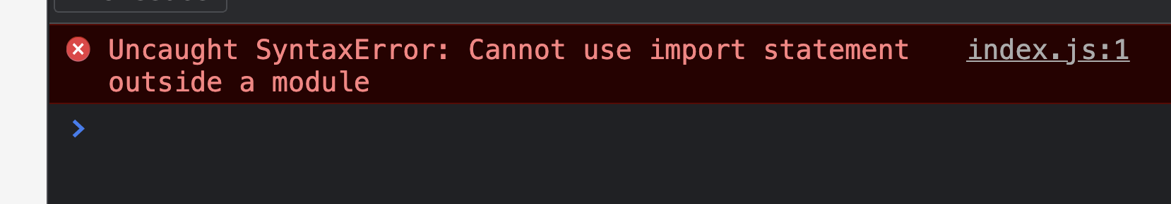 Javascript] Uncaught Syntaxerror: Cannot Use Import Statement Outside A  Module 오류