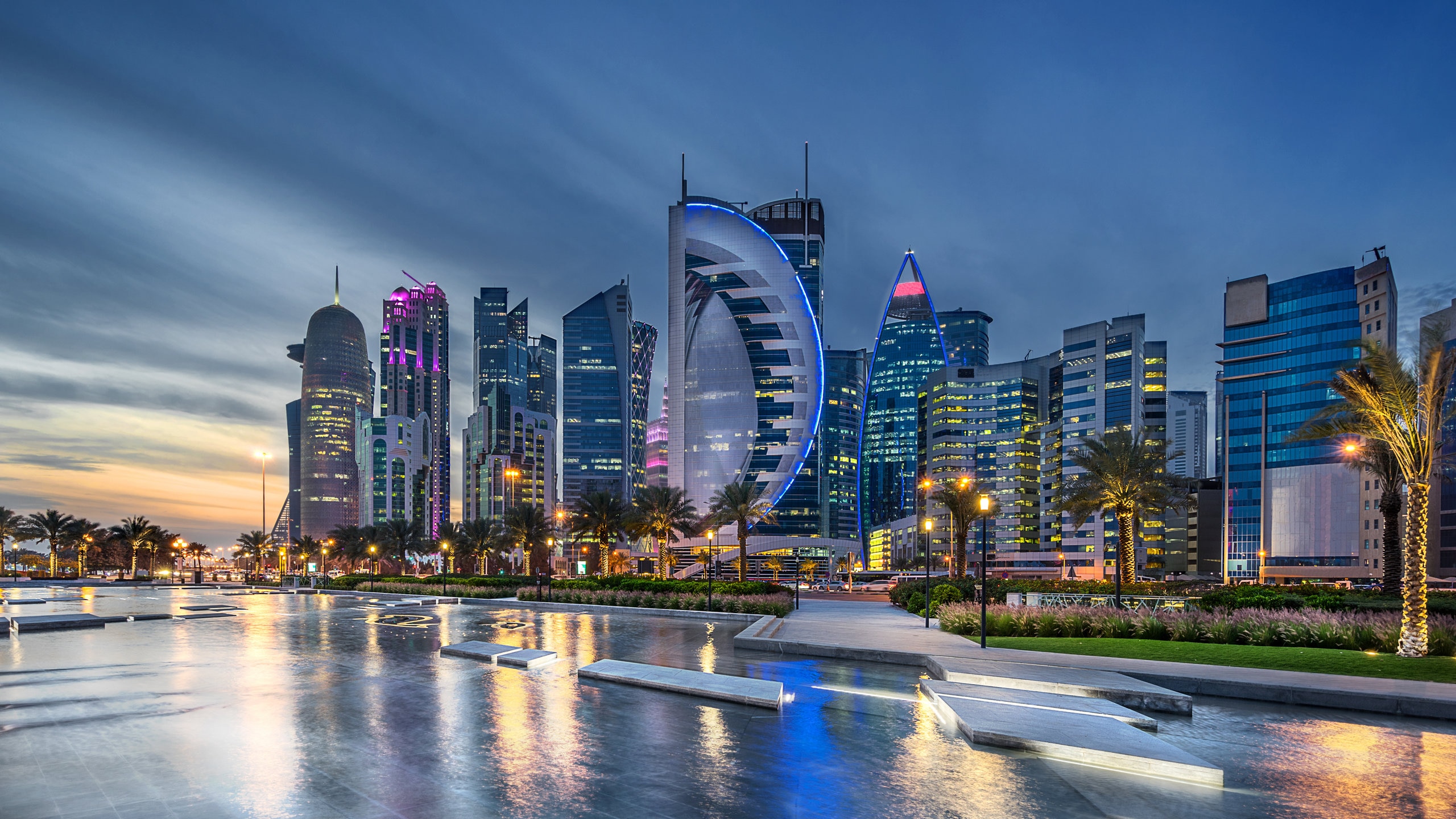 카타르 수도 도하 사진