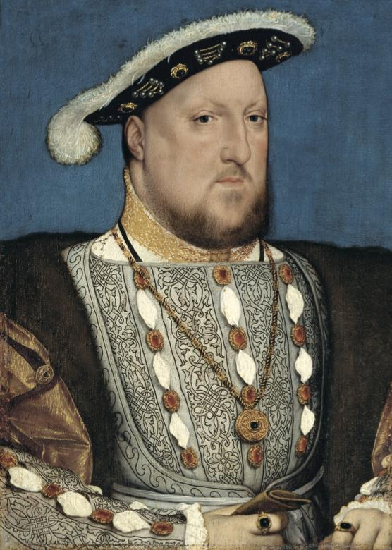 ʻPortrait of Henry VIII, King of Englandʼ, Hans Holbein the Younger, oil on panel, 28×20cm, 1537