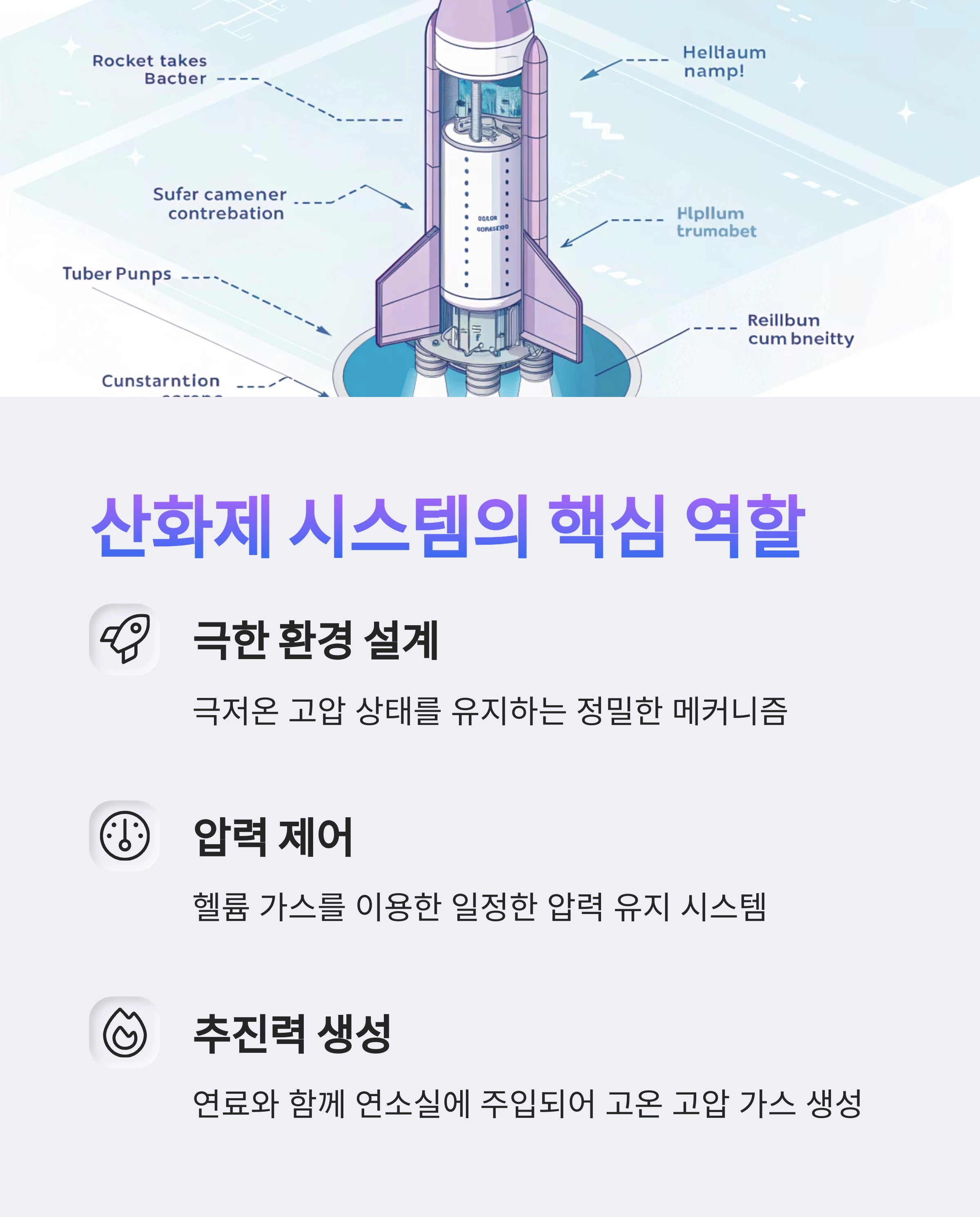 산화제 시스템의 구조와 우주선 내 역할