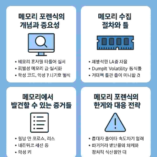 메모리 포렌식: RAM 분석의 모든 것
