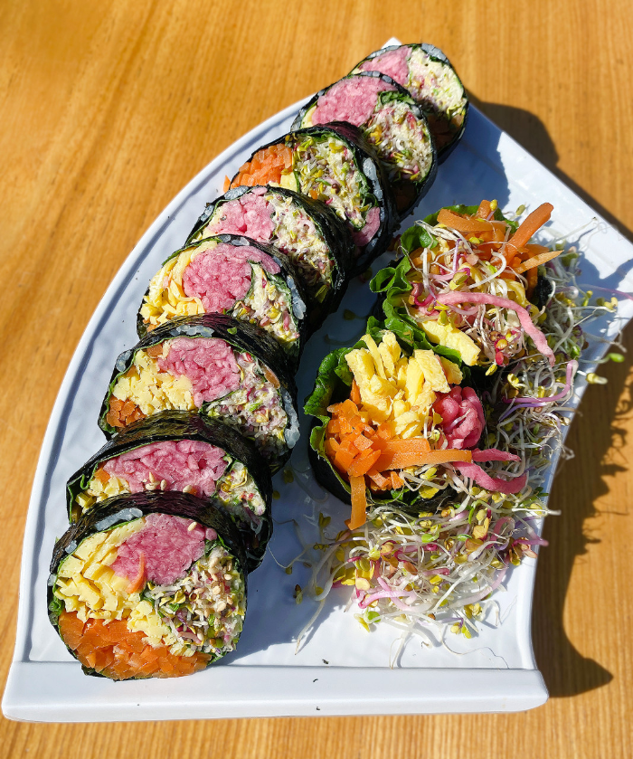 라온김밥 해초김밥 키토김밥