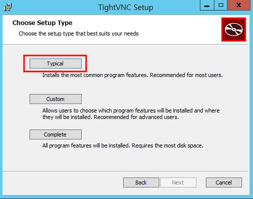 Tightvnc-설치-타입-Typical