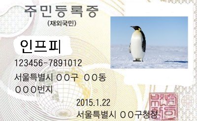  MBTI 유형별 주민등록증