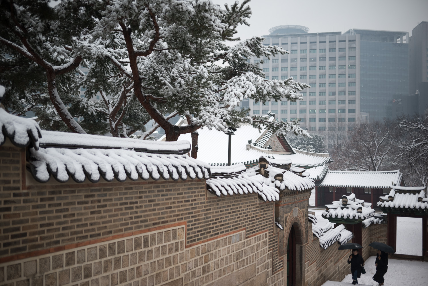 덕수궁 설경