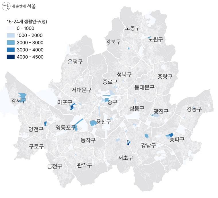 2021년 수능 직후 토요일 밀집지역 분석