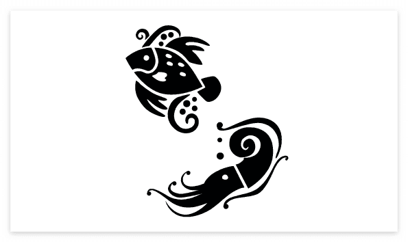 Pattern, Design : Ancient, Elegance, Fish, Squid, Octopus