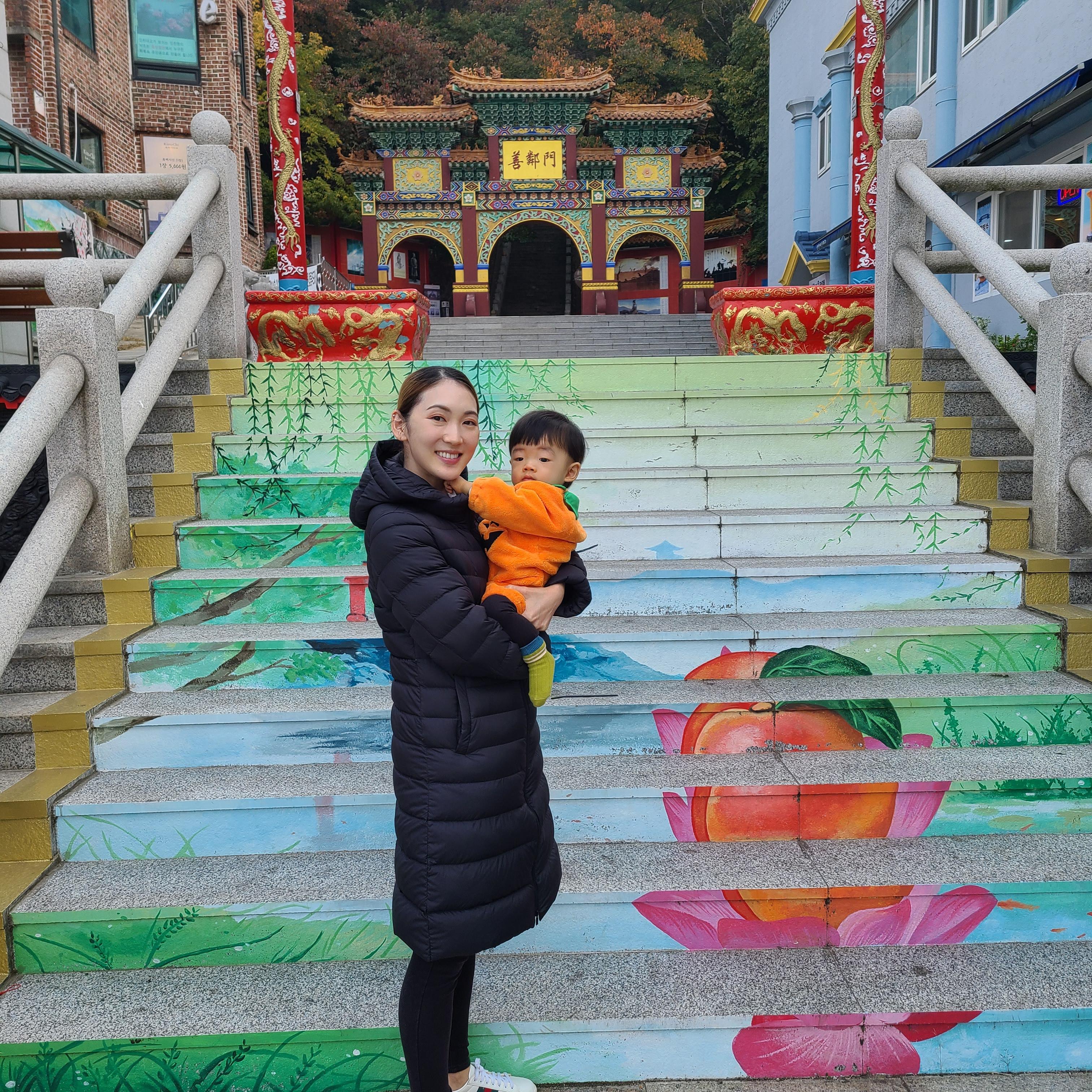 인천 차이나타운 계단