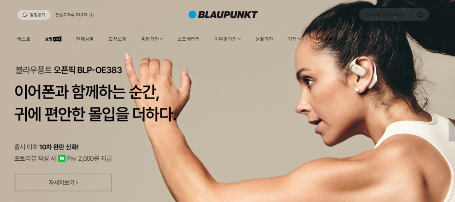 블라우풍트 공식 홈페이지