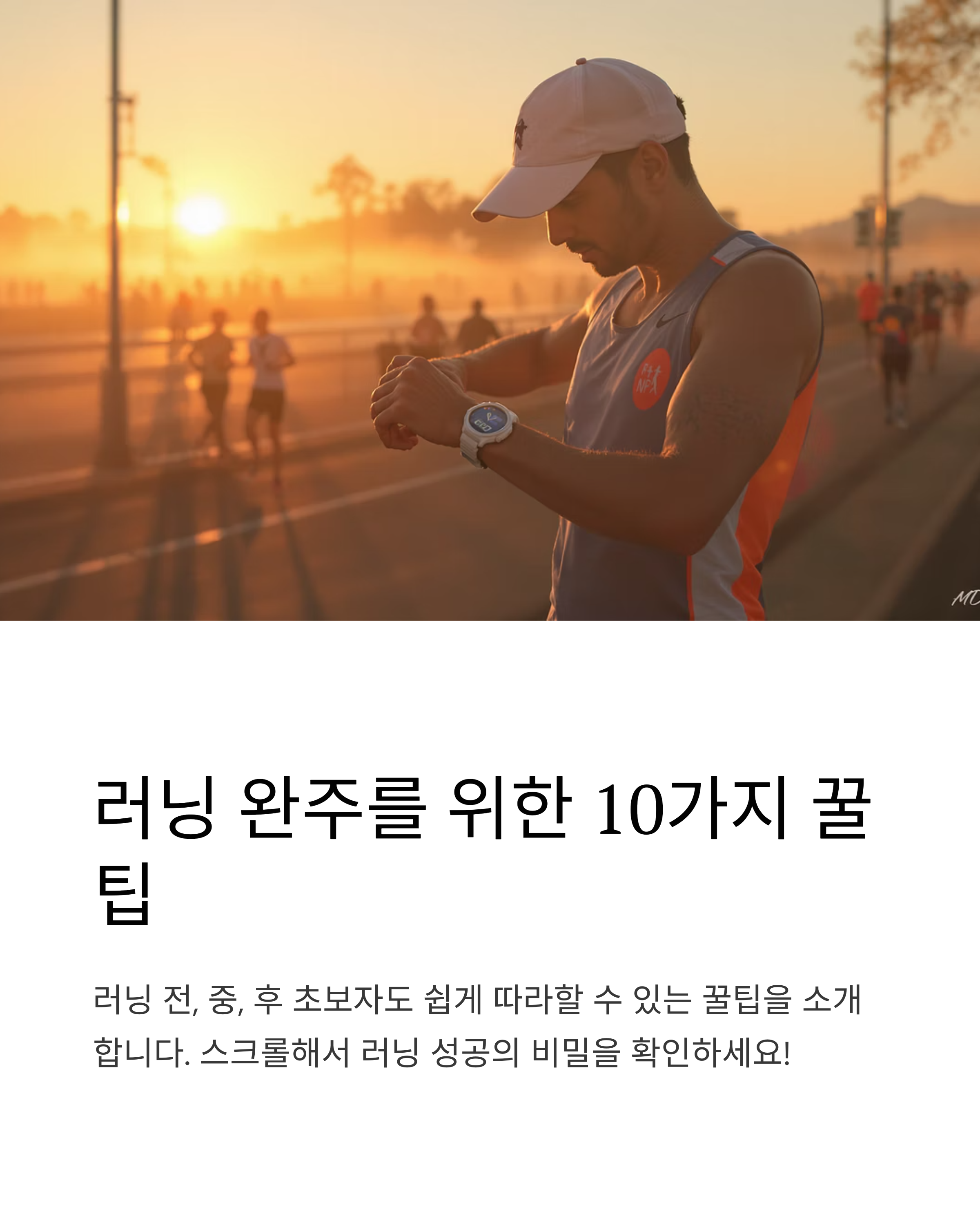 마라톤당일체크리스트