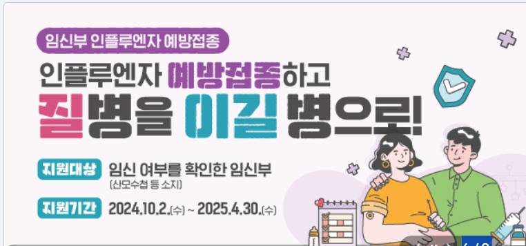 독감 무료 접종