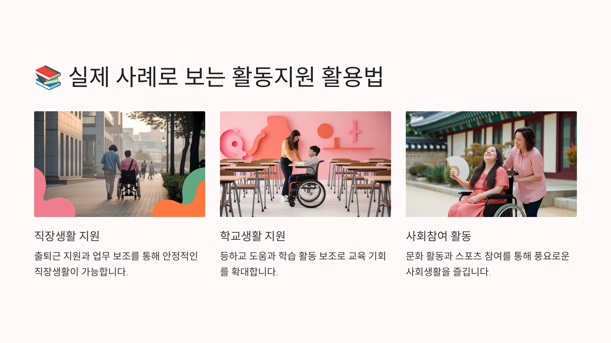 실제 사례로 보는 활동지원 활용법