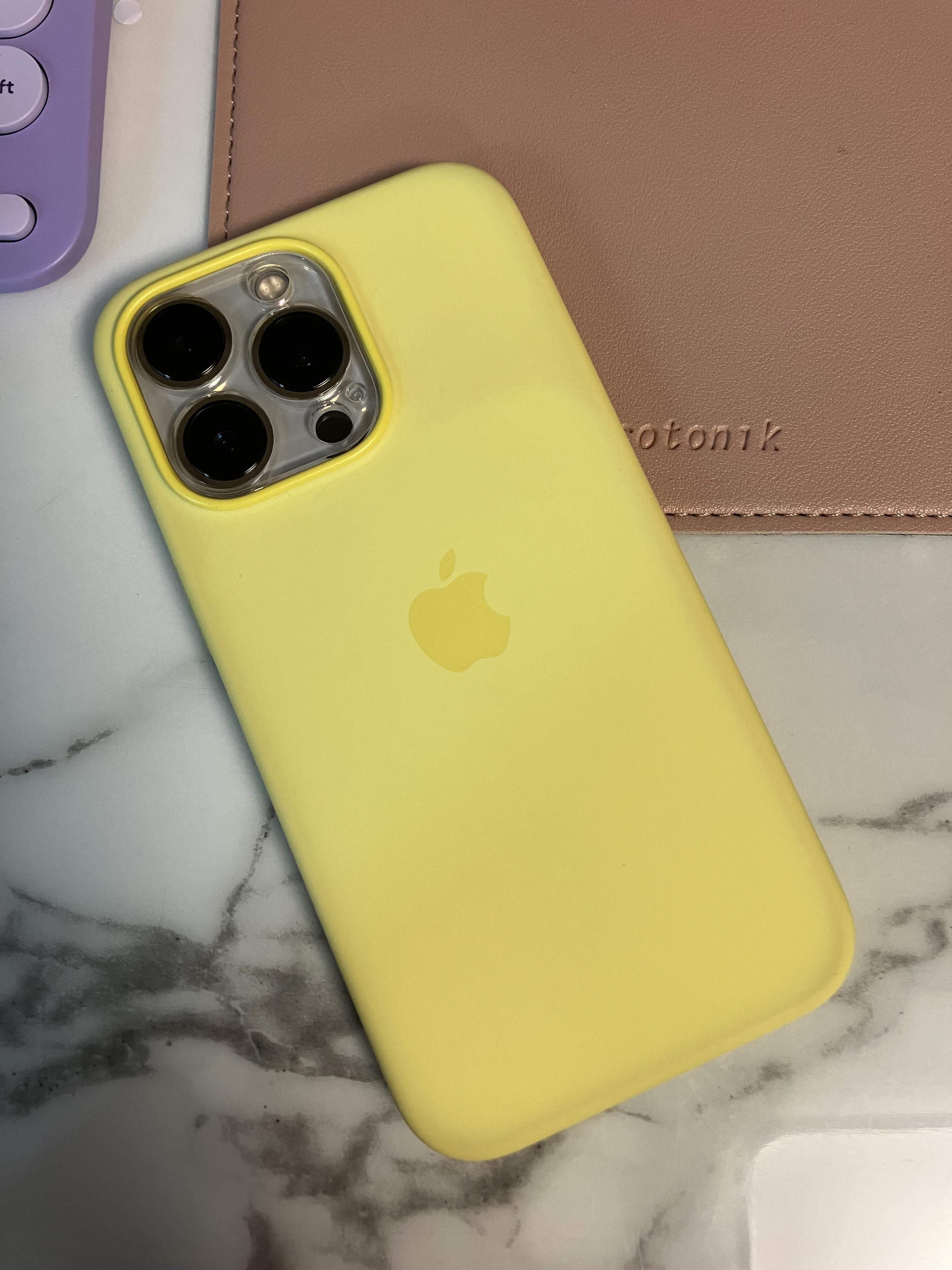 iPhone MagSafe 실리콘 케이스 Lemon Zest