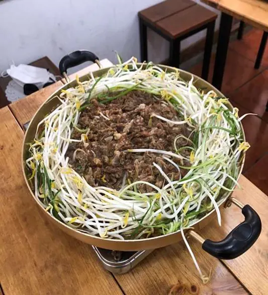 파불고기가 익었습니다