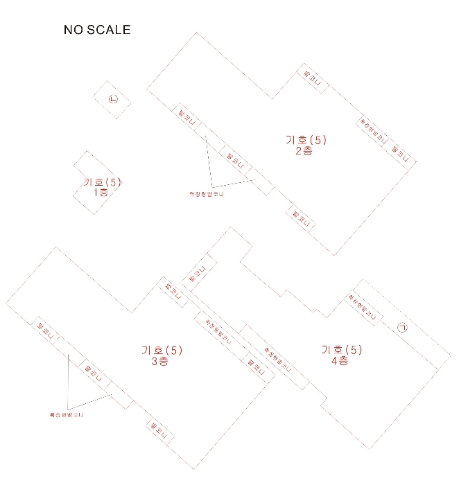 논산지원2021타경1465 건물개황도