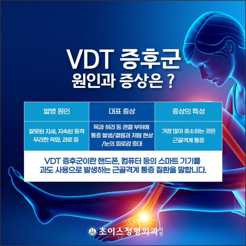 치료 방법을 알아보는 화곡역정 형외과에서 VDT증후군 예방법과
