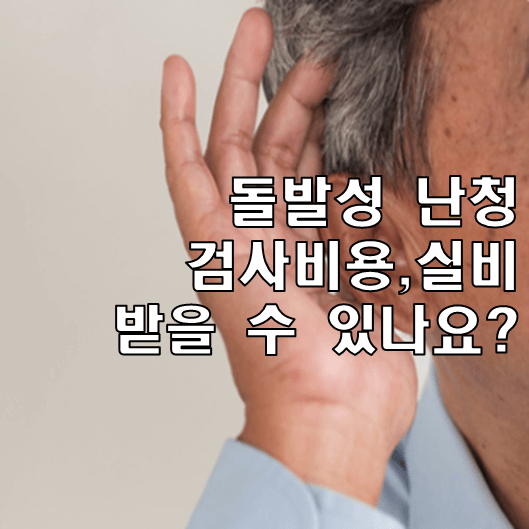 돌발성 난청 썸네일