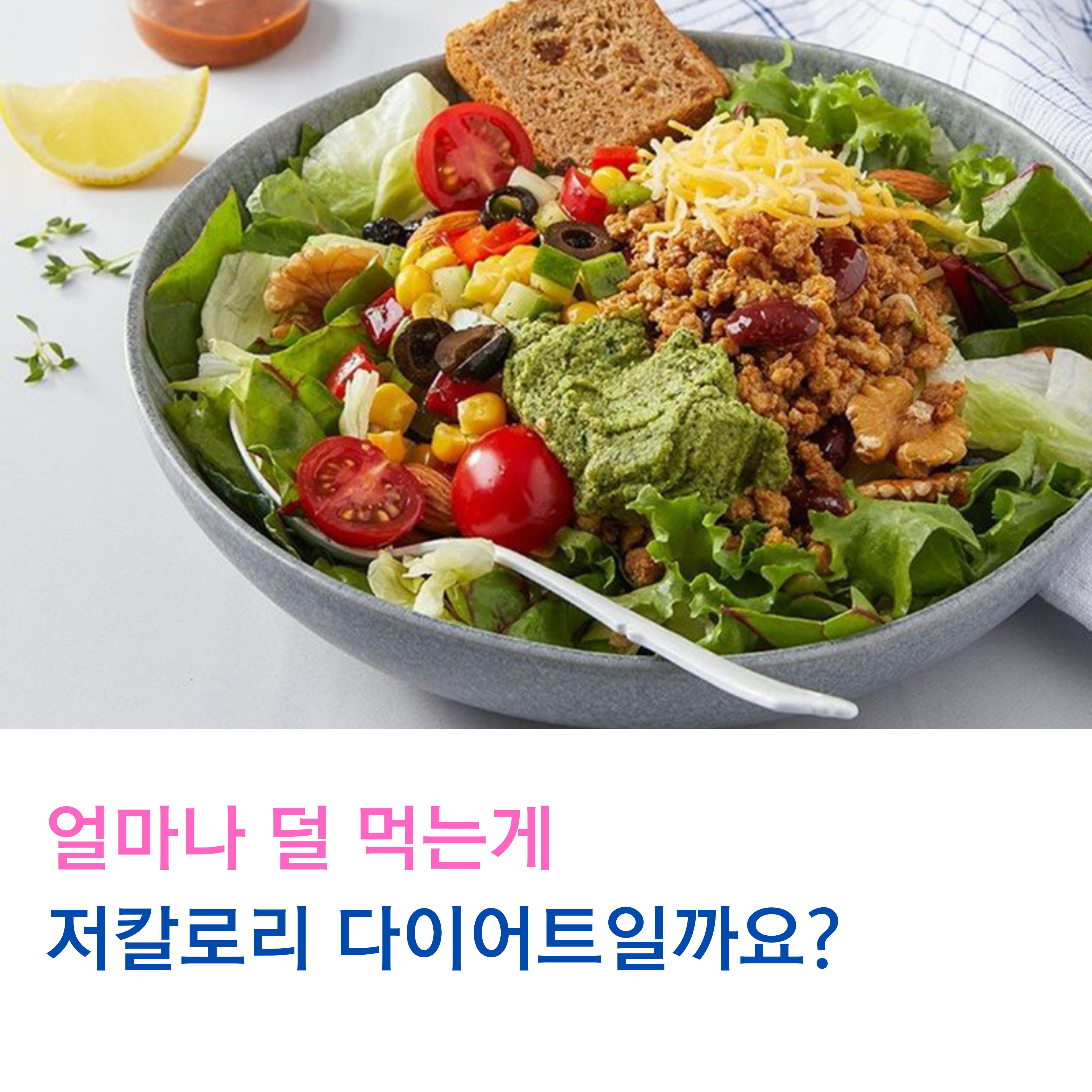  얼마나 덜 먹어야 저칼로리 다이어트 일까요