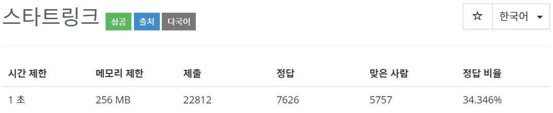  [백준(BOJ)] 5014번 : 스타트링크 - C++[CPP]