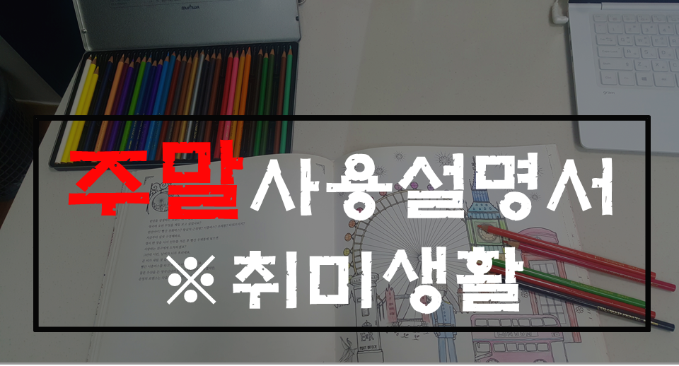  집순이 취미생활 (주말사용설명서)