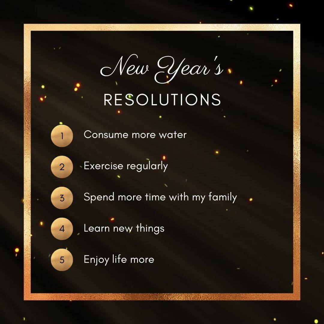 New Year's Resolutions 