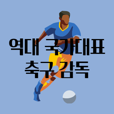  역대 국가대표 축구 감독 성적표