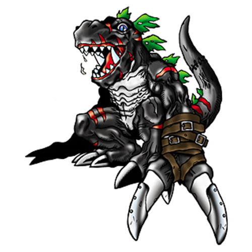  [디지몬도감] 다크 티라노몬 ダークティラノモン 다크티라노몬 DARKTYRANOMON