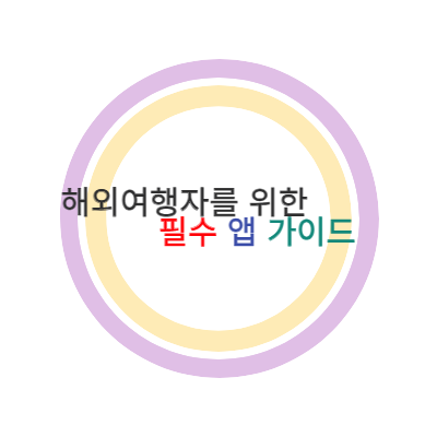 해외여행자를 위한 필수 앱 가이드