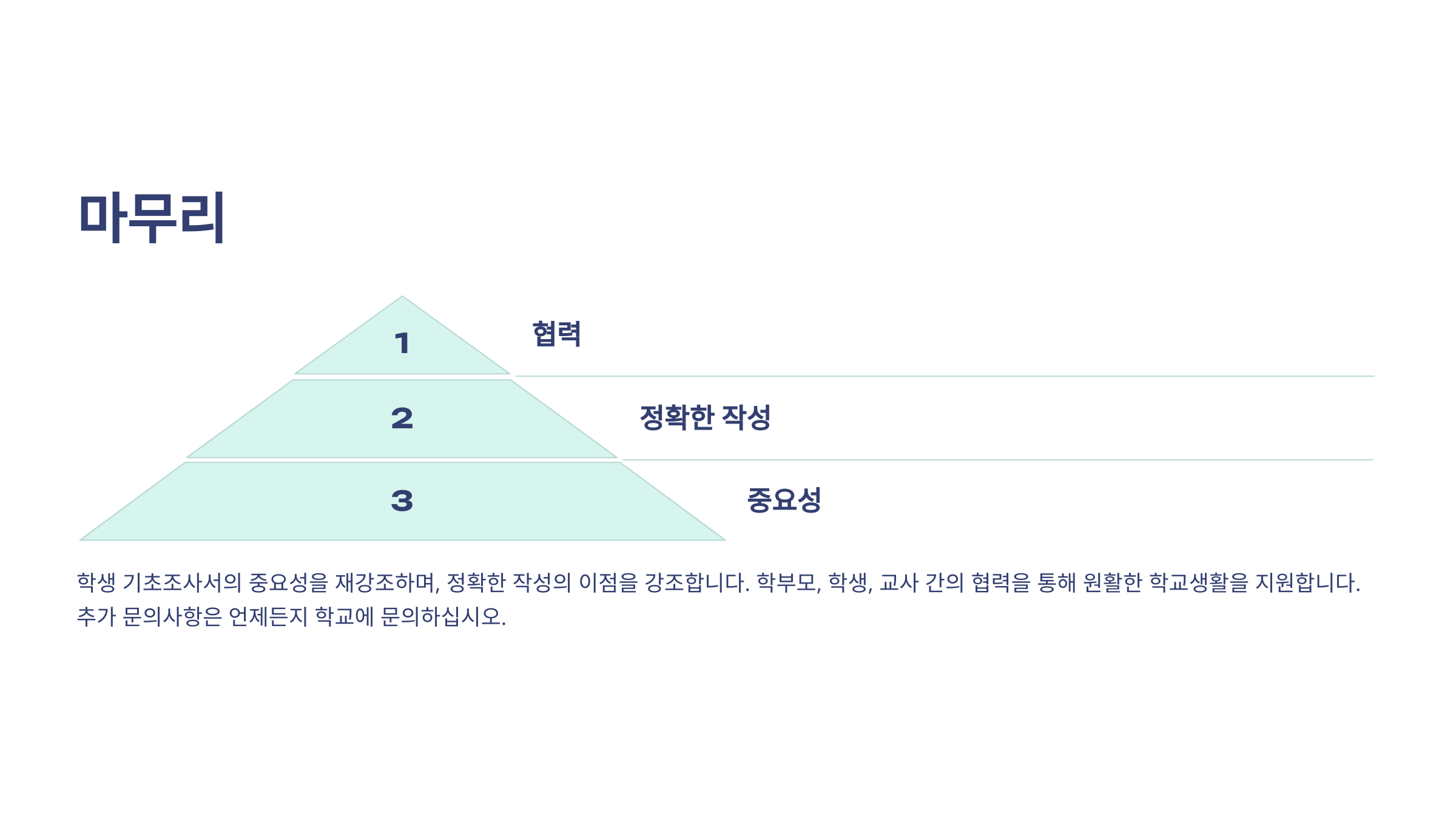 학생기초조사서