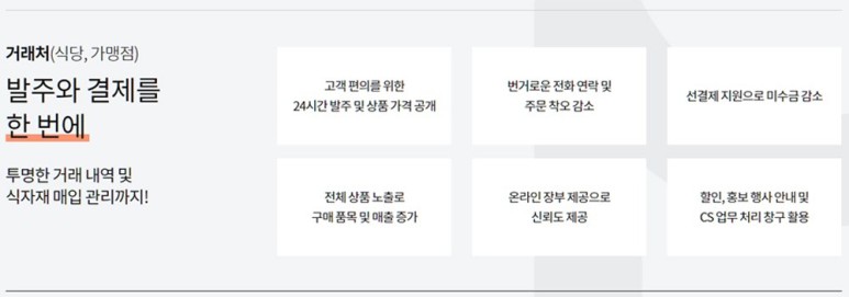 간편하게 쓰자 식자재 수발주프로그램 11