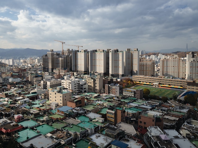 한국의 주택&#44;아파트 시가지