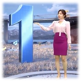 MBC 날씨에서 1은 선거운동?