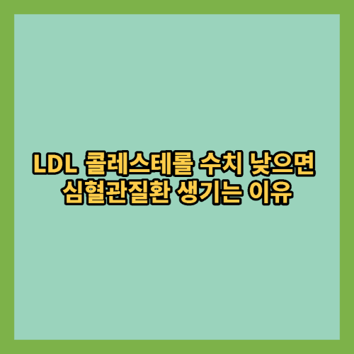 LDL-콜레스테롤-심혈관질환-관계