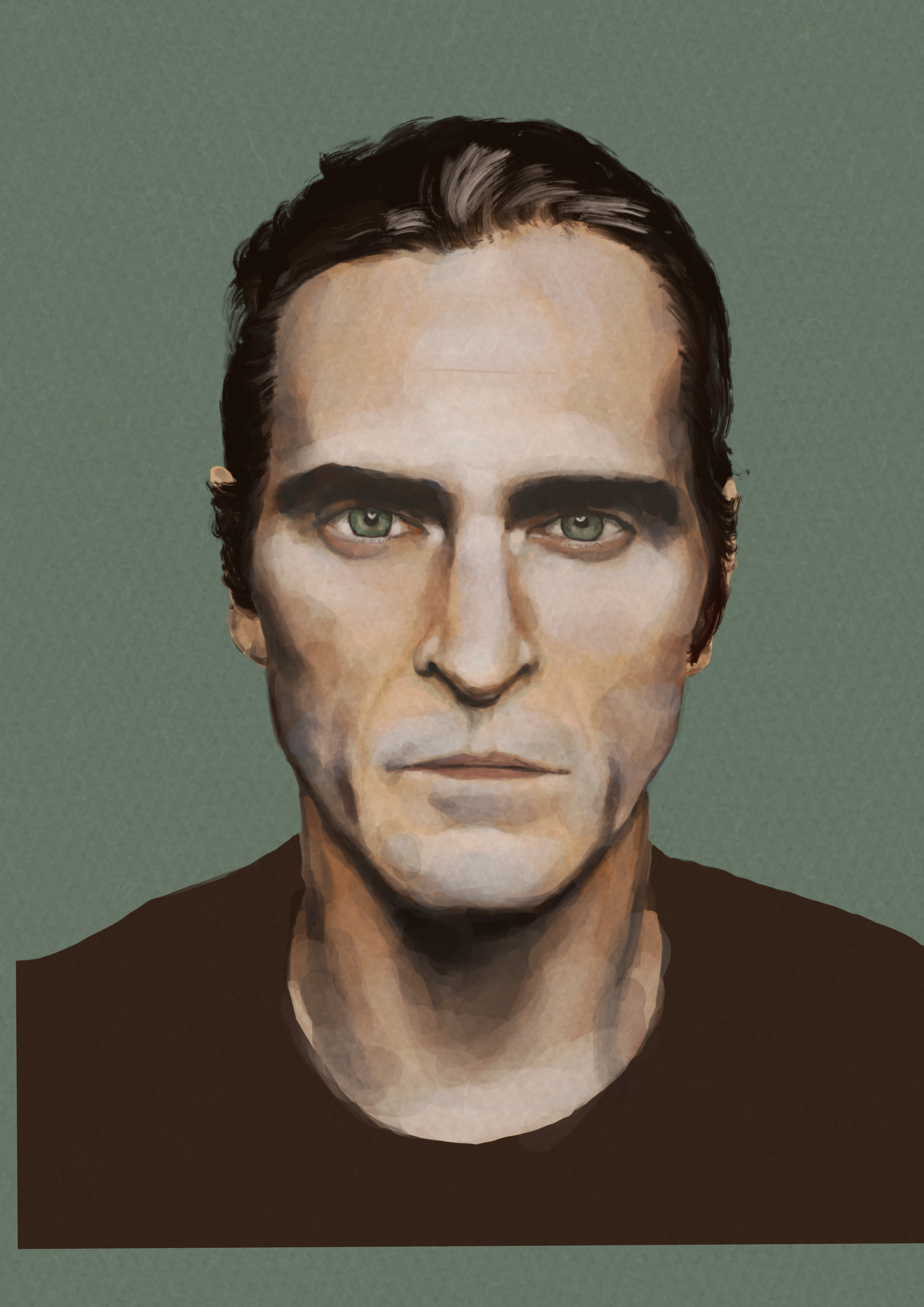  아이패드로 인물 그림 그리기 (호아킨 피닉스 그려보기)