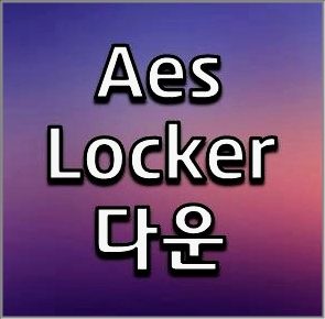 AesLocker 설치파일 다운로드