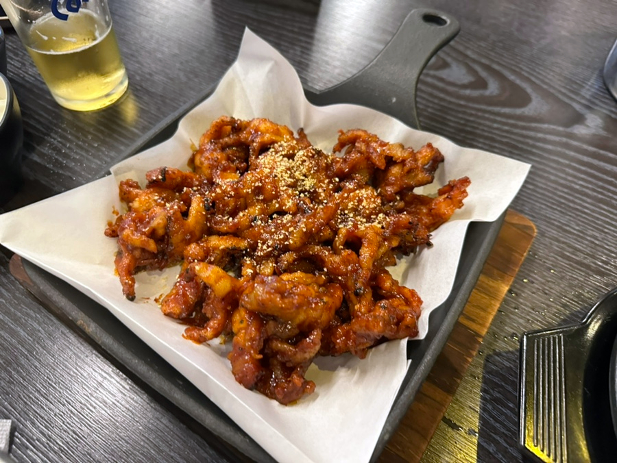  양정 매운닭발 '바로닭발' 맛있게 맵다! 소주안주로 최고 추천!