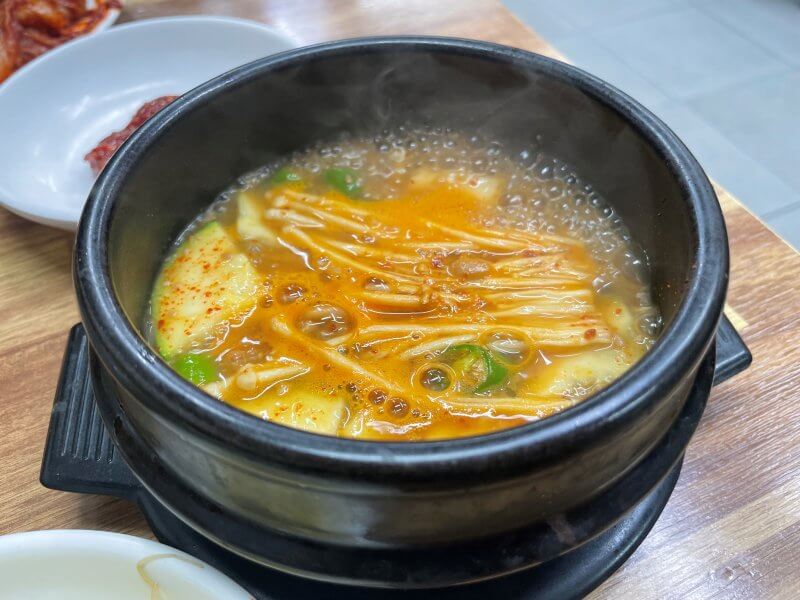 소문난불백 된장찌개