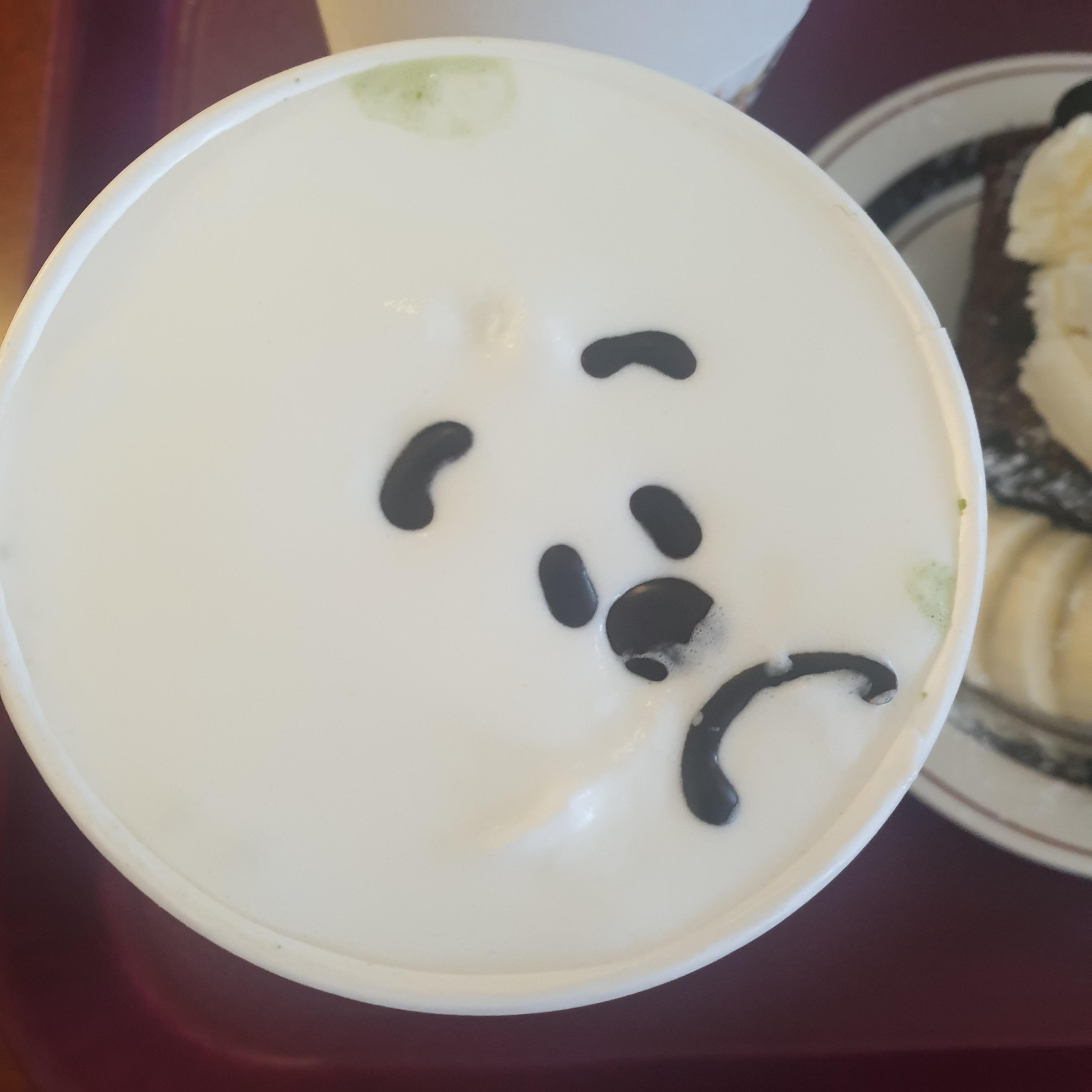 곰돌이 말차우유