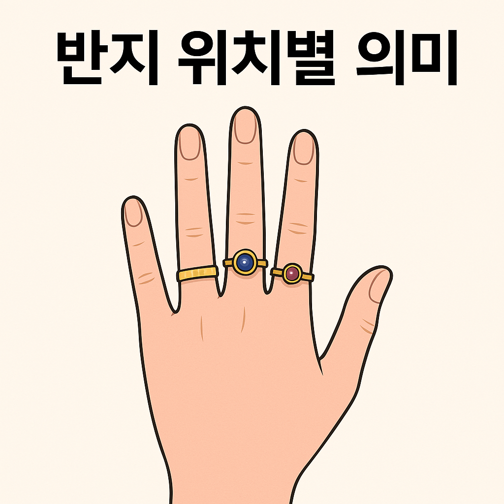 [반지 위치별 의미] 손가락마다 다른 의미와 어울리는 보석 반지 추천
