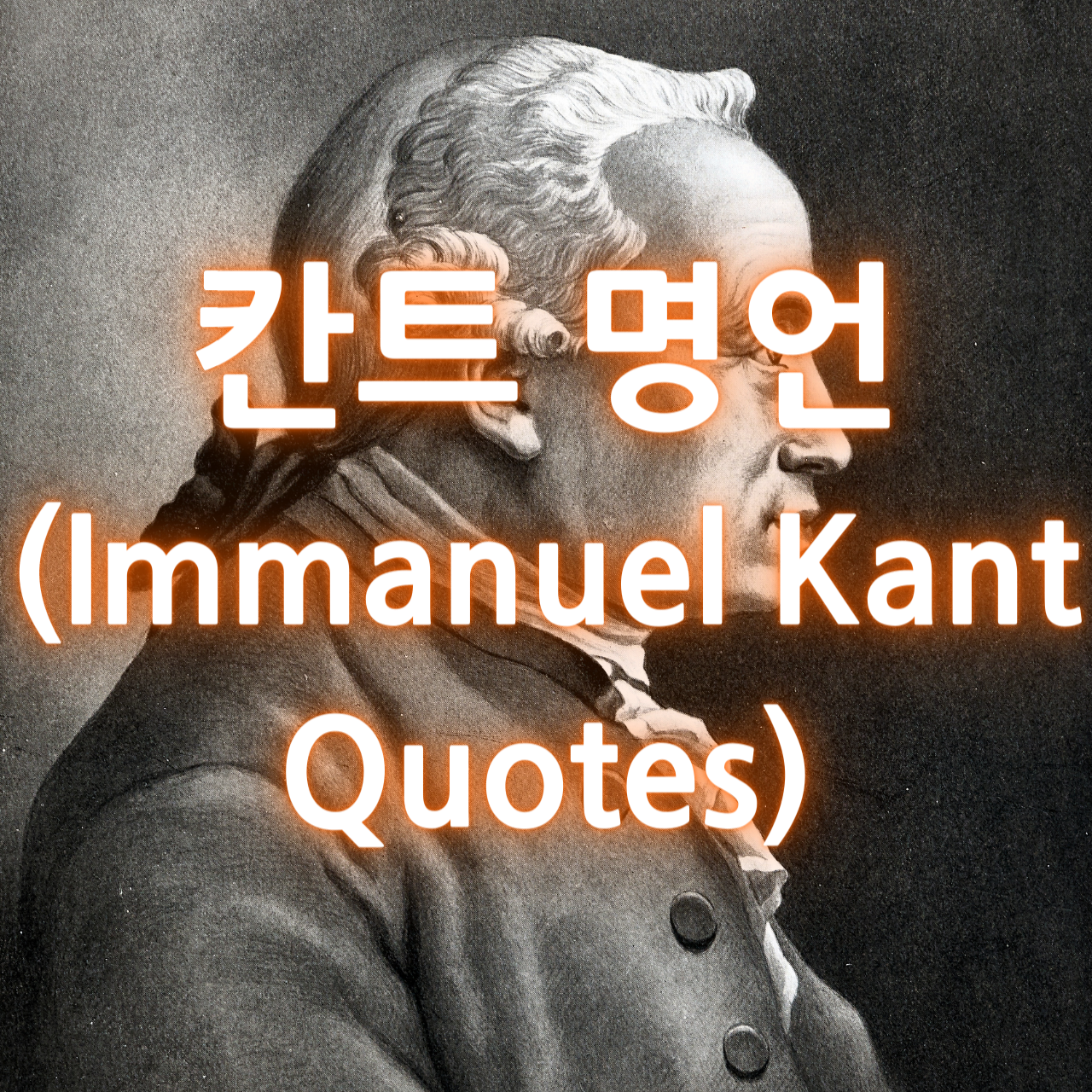 칸트 명언 (Immanuel Kant Quotes)