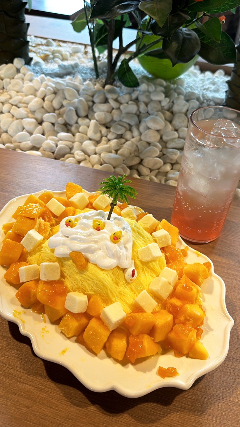 망고섬에 빠진 오리