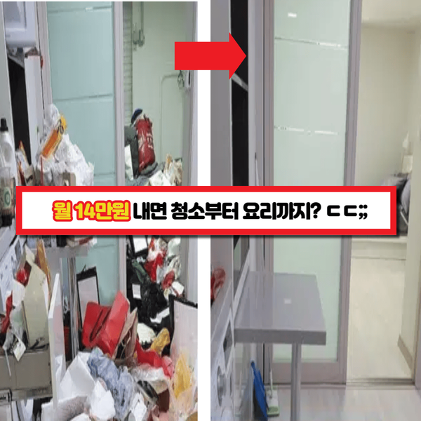  "신청 안하면 무조건 손해입니다" 청소부터 세탁, 요리까지 싹 해주는 5성 호텔급 정부 지원