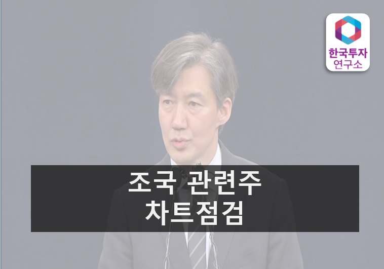  조국 관련주 차트점검 (화천기계, 삼보산업, 한성기업, 대영포장)