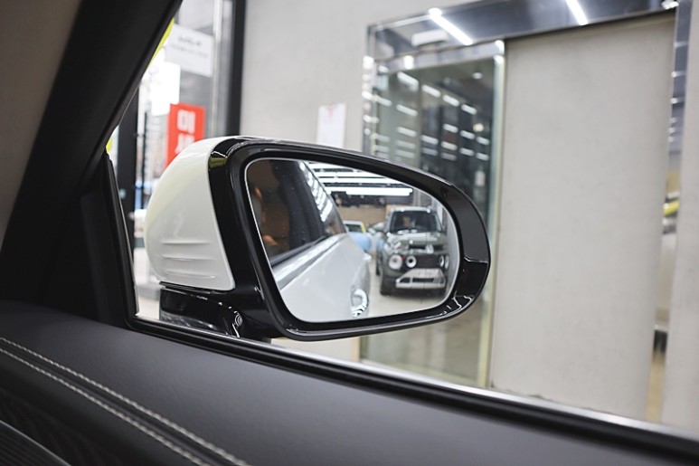 광각 미러 교체 CLS450 옵틱글래스 와이드 4