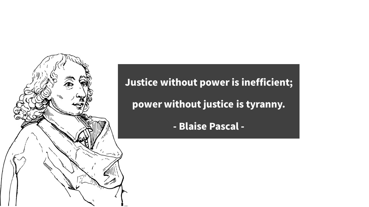  권력, 정의 및 인간에 대한 블레이즈 파스칼(Blaise Pascal)의 다양한 영어 명언 모음